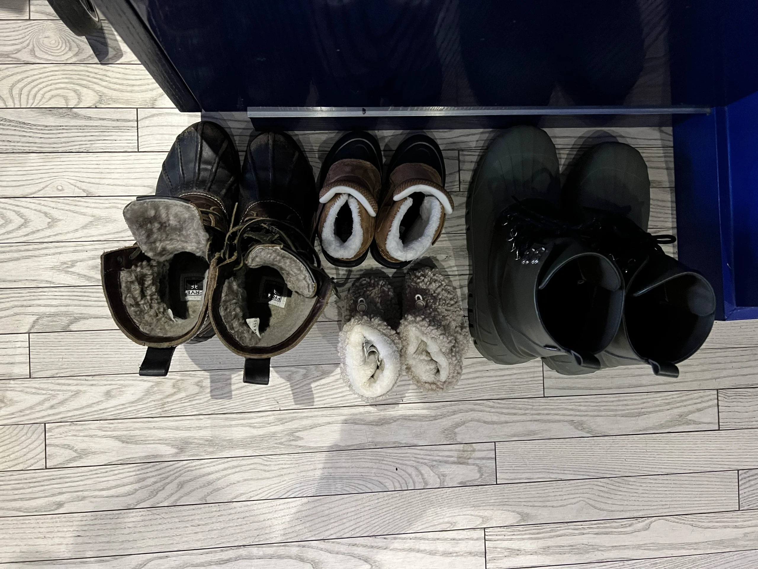 Quebec City Christmas cold weather shoes