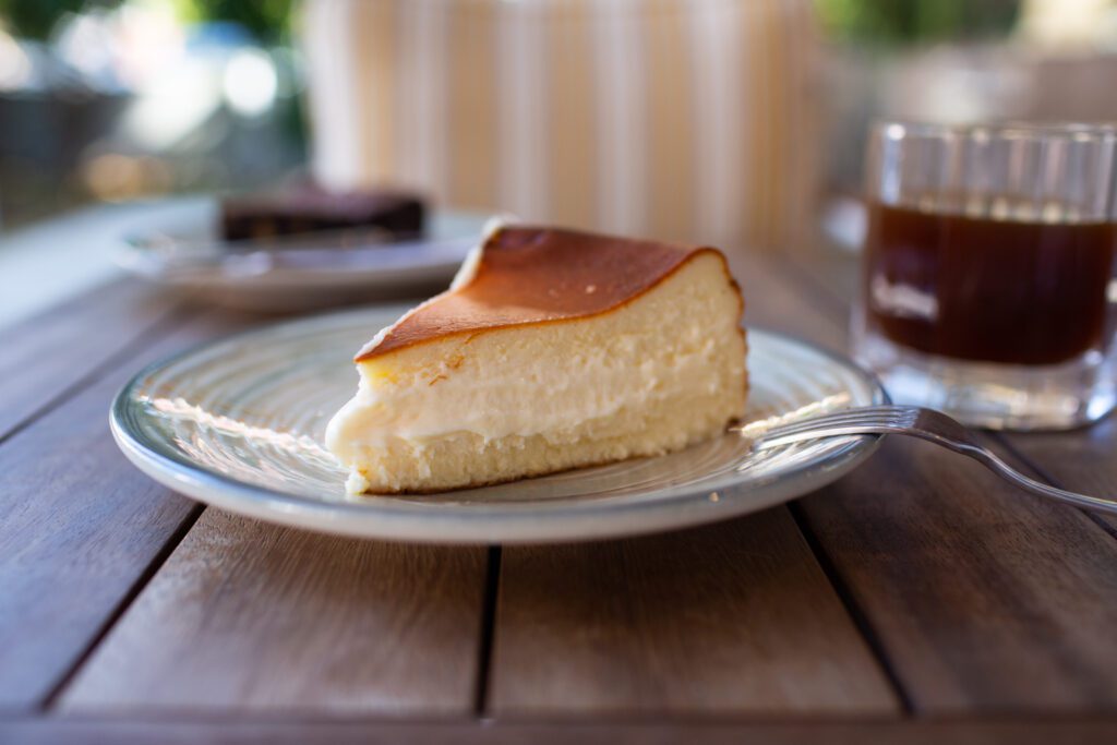 Must have food in San Sebastian Spain - traditional burnt Basque cheesecake