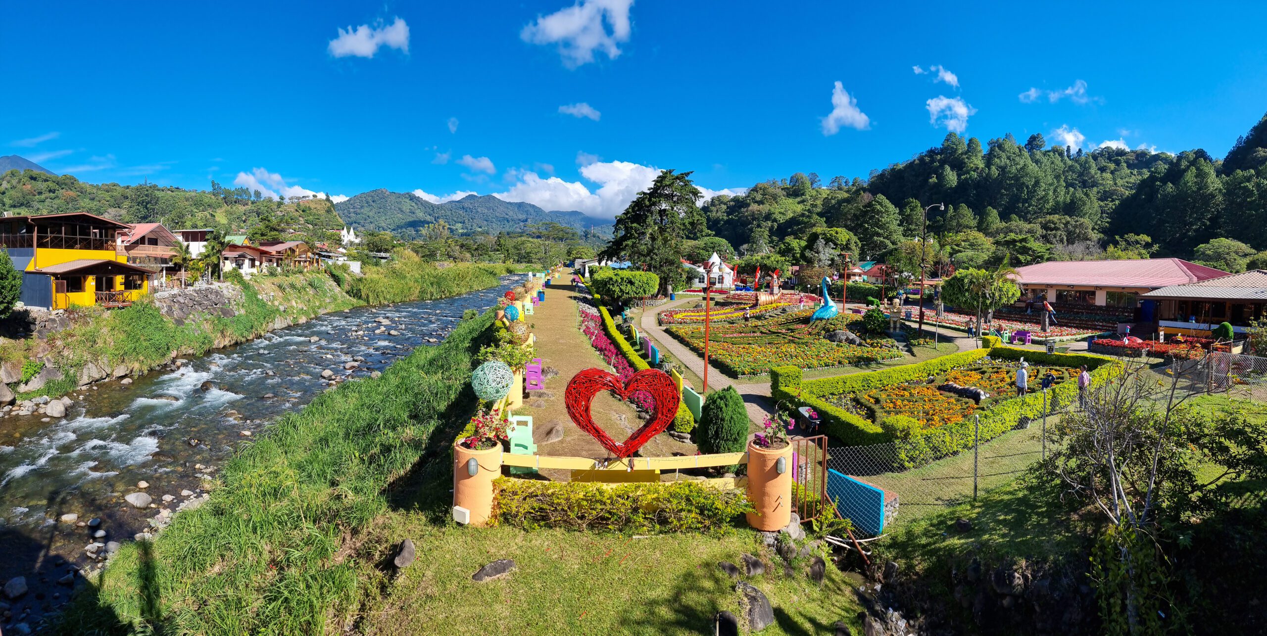 Visit Boquete Panama - panoramic view of the Caldera river valley